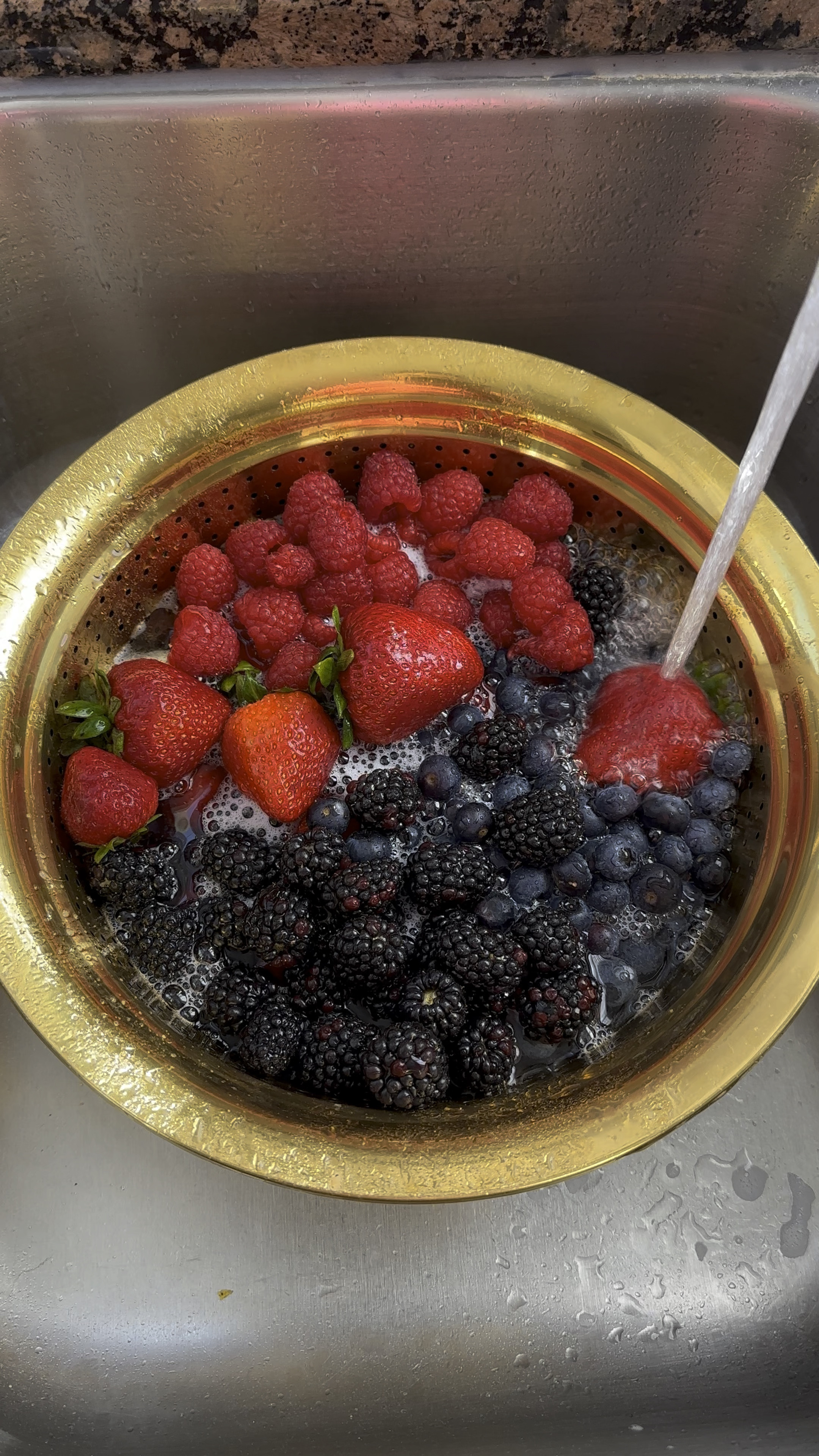 prepping my berry bowl for the week by soaking all the nasties off! the bowl I’ve been using for years is on sale! 

#LTKSaleAlert #LTKHome