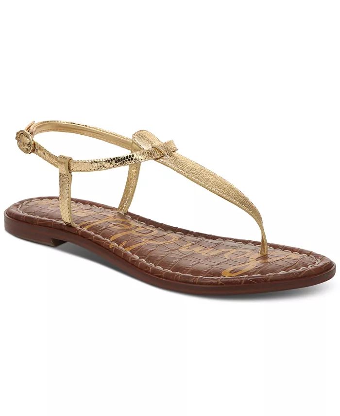 Gigi T-Strap Flat Sandals | Macys (US)