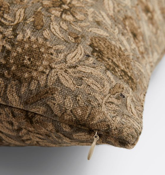 Botanical Block Print Pillow Cover | Rejuvenation