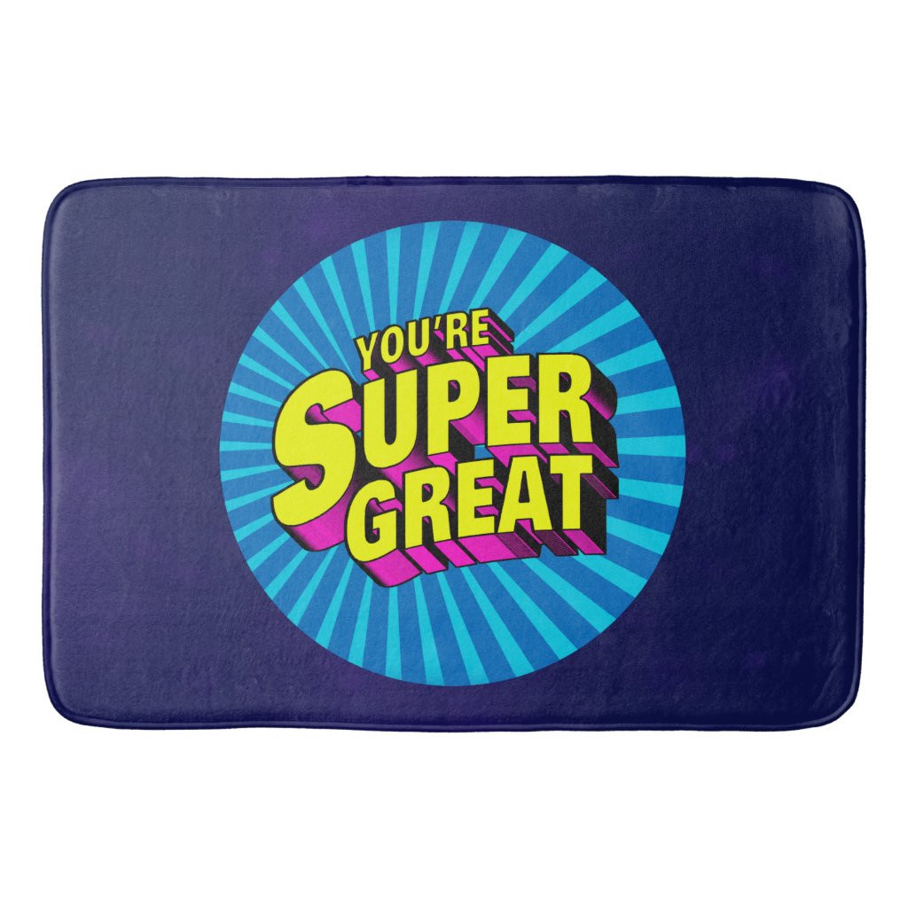 Shower Affirmation You're Super Great | Zazzle