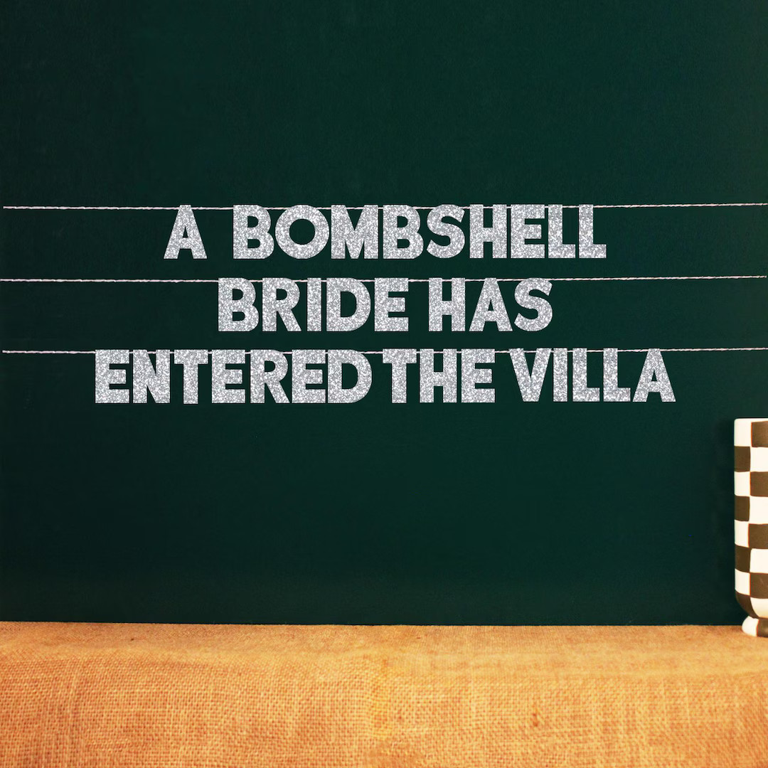 A Bombshell Bride Has Entered the Villa | 20 Color Options - Etsy | Etsy (US)