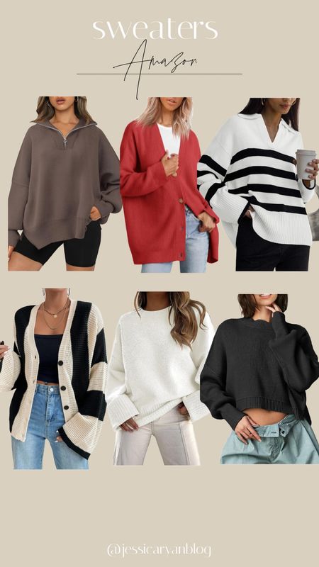 Amazon fashion// sweaters// oversized sweaters// cardigan



#LTKstyletip #LTKfindsunder50 #LTKSeasonal