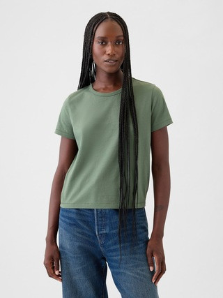 Organic Cotton Vintage Shrunken T-Shirt | Gap (US)