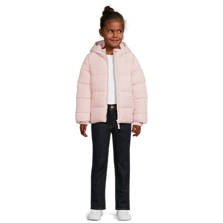 Swiss Tech Girls Heavyweight Puffer Coat, Sizes 4-18 & Plus | Walmart (US)