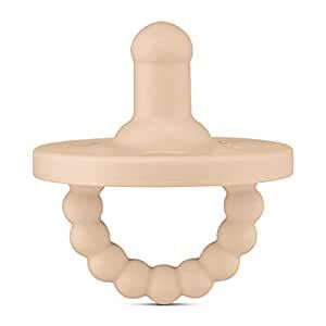 Ryan & Rose Cutie PAT Pacifier Teether (Stage 1, Tan) | Amazon (US)