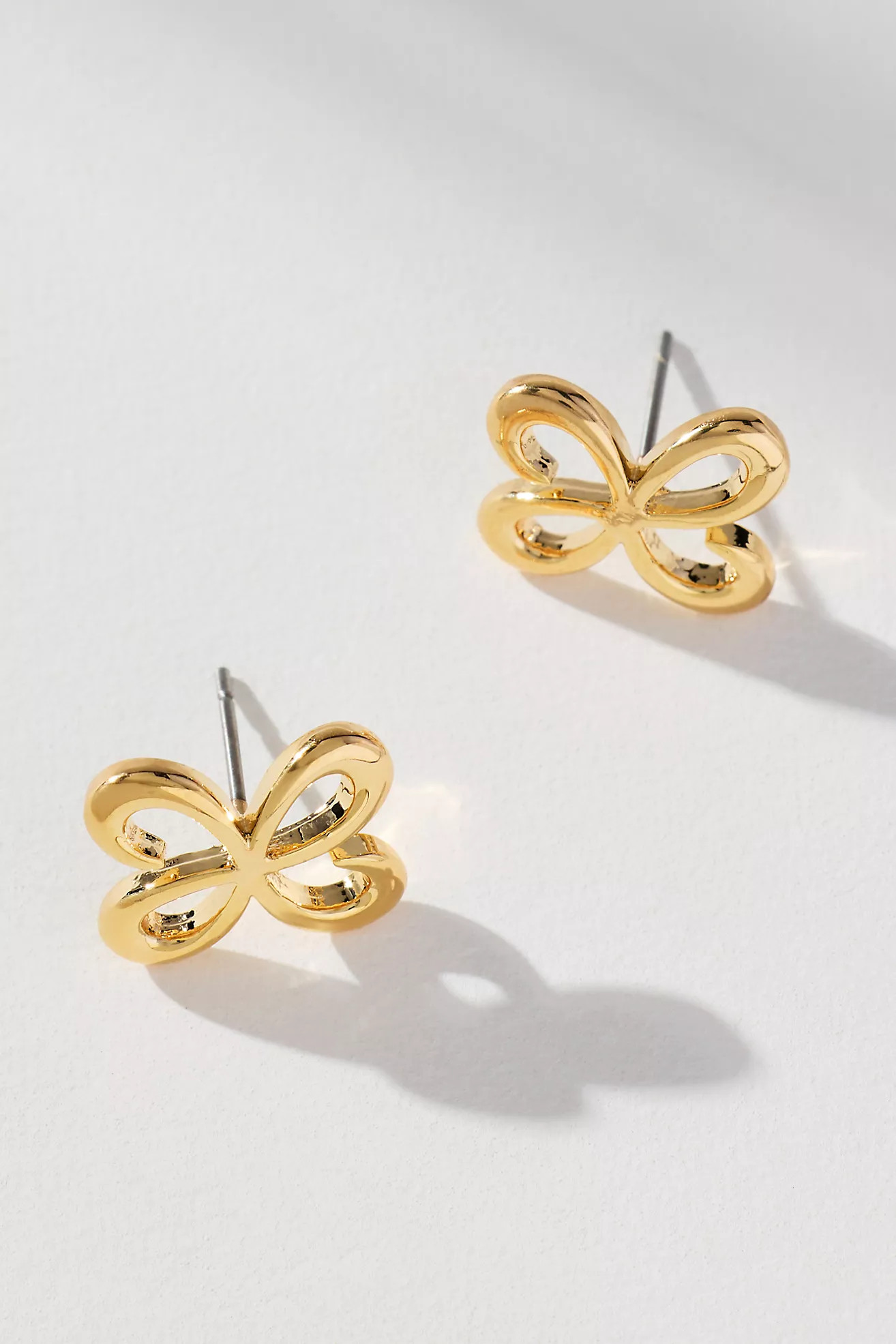 Maeve Logo Post Earrings | Anthropologie (US)