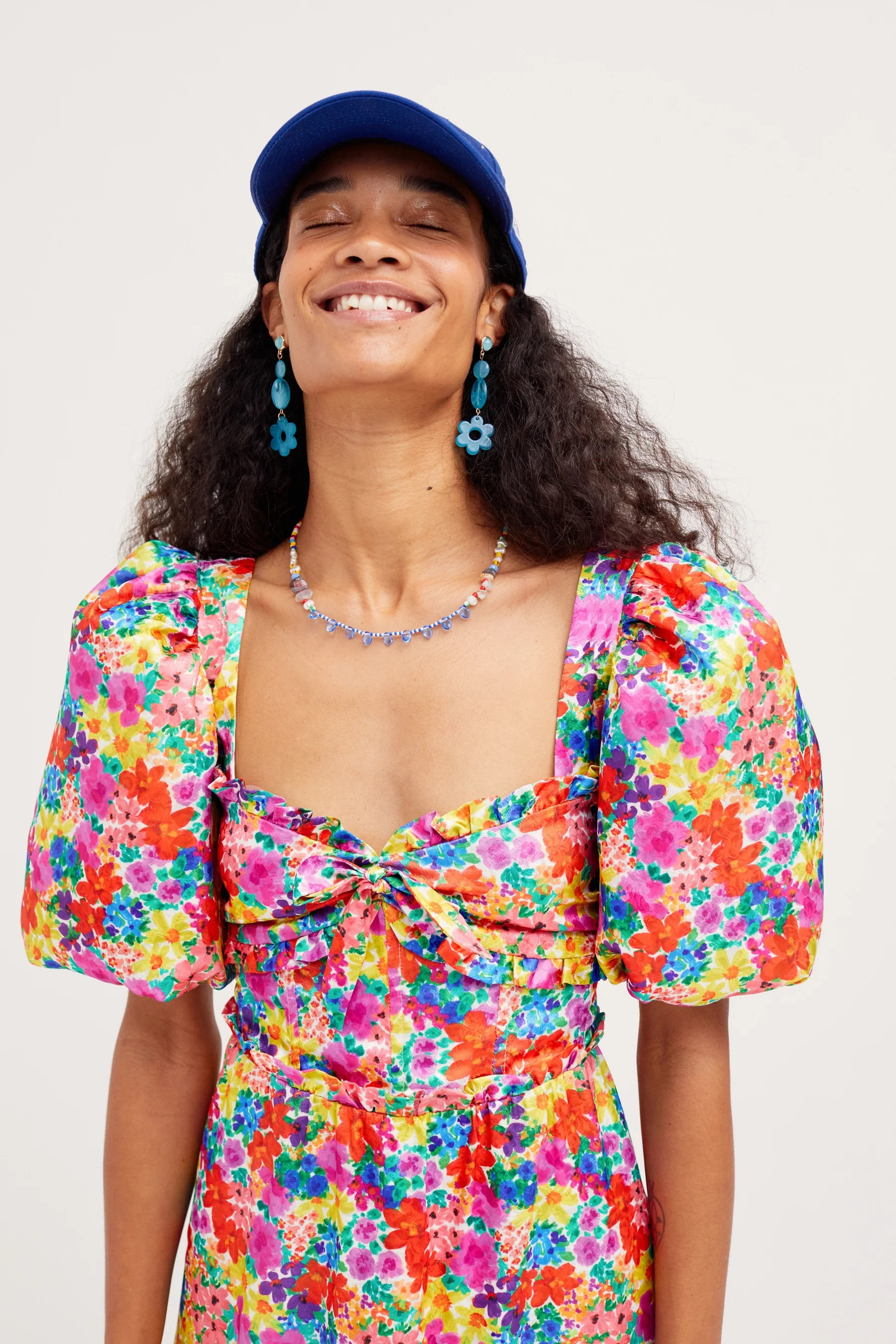 Merrill Puff Sleeve Mini Dress | For Love & Lemons