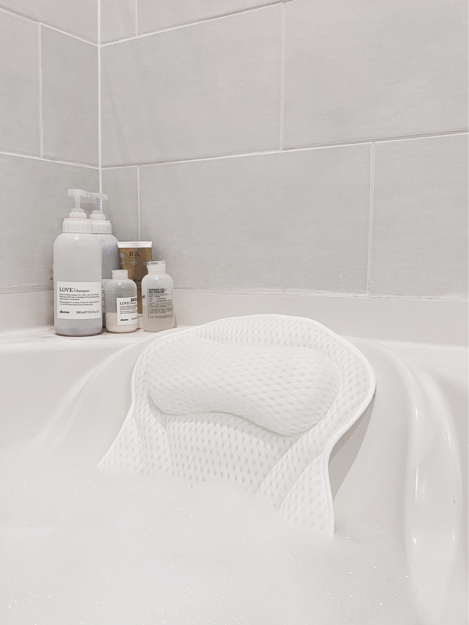 Is there a rule that says you can’t take a bubble bath two nights in a row? 

No. Not with a nice bath pillow, no. 🛁 

#LTKbeauty #LTKunder50