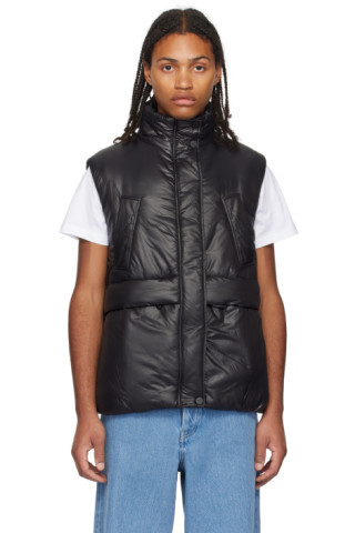 Black Padded Vest | SSENSE