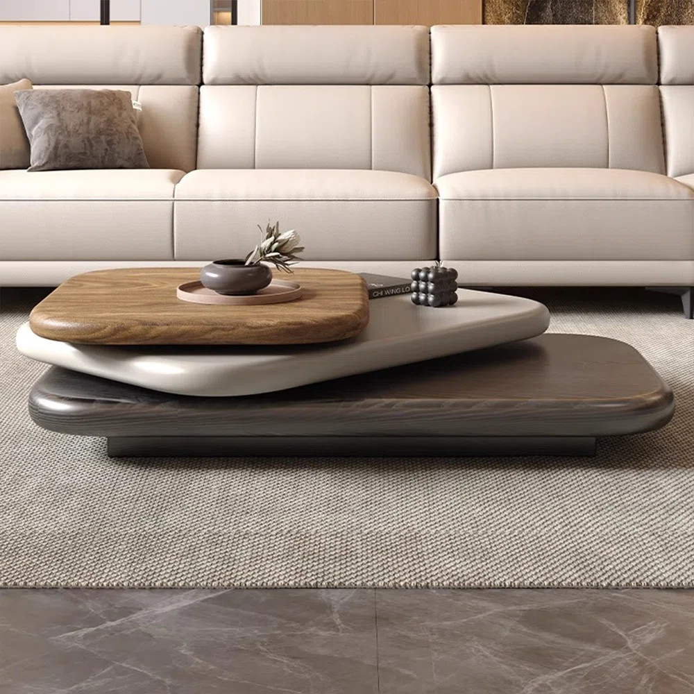 Italian style minimalist rotating coffee table | Wayfair North America