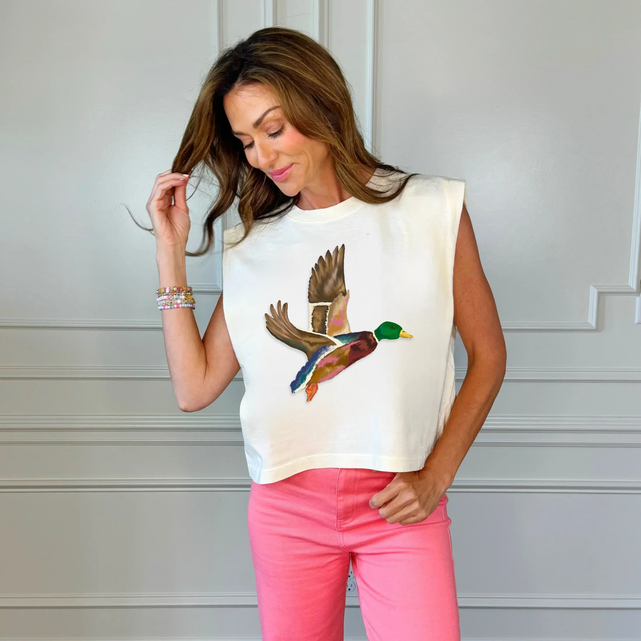 Flying Mallard Tank | Poppy & Pine