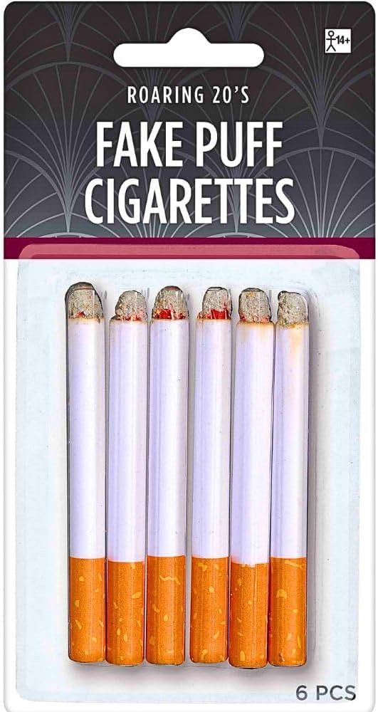 Amscan Fake Puff Cigarettes - 3 1/4', 6 Pcs | Amazon (US)