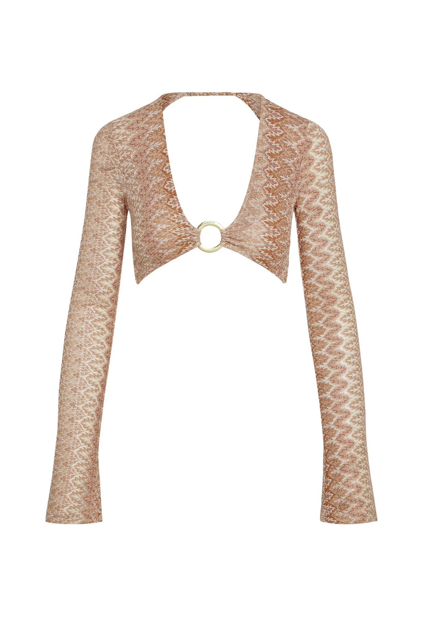Montego Crop Top - Porto Cervo Gold | Monday Swimwear