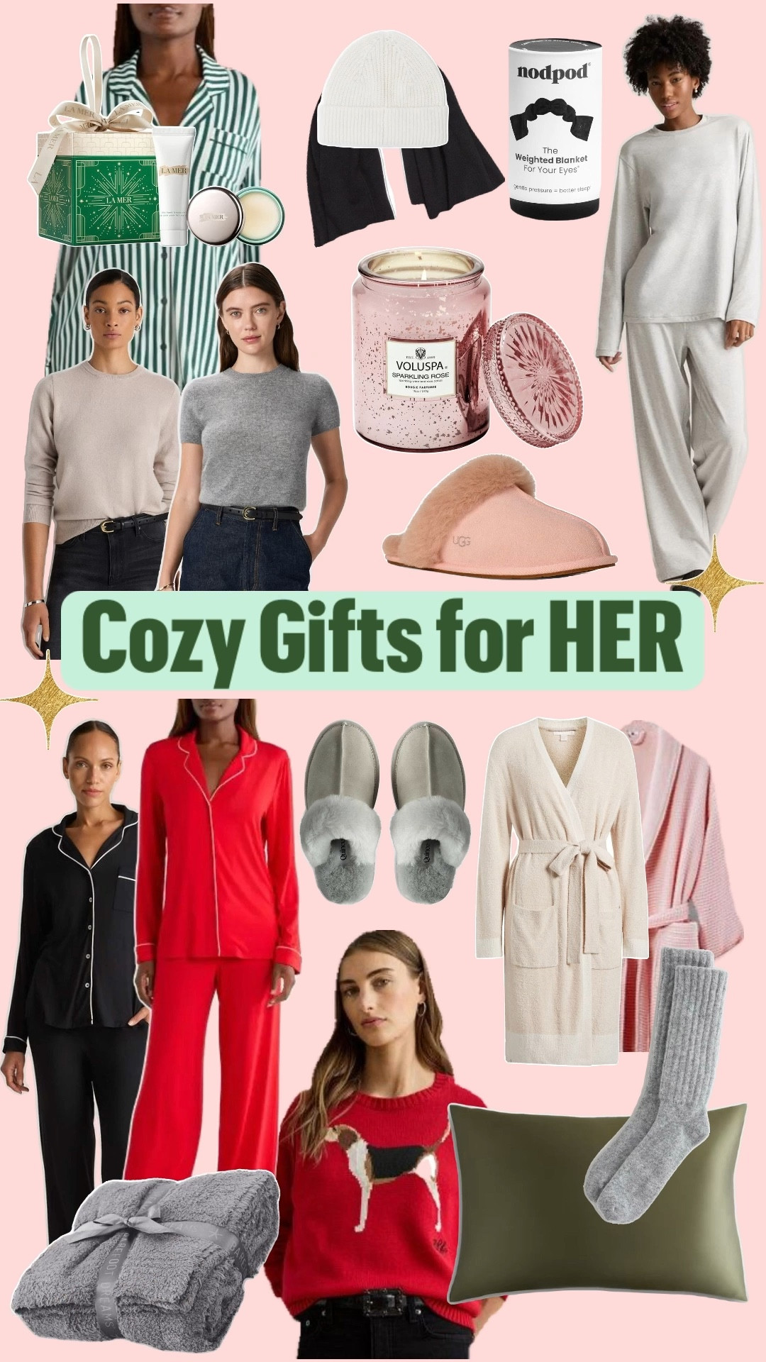 Cozy gifts for HER!

From cozy cashmere, to festive and super soft pjs, slippers, robes and more! Relax by a candle, in your loungewear and curl up with a blanket!

Cozy gifts she’ll use over and over! Perfect for moms, mother-in-laws, sisters, friends, and even yourself!


Nordstrom, Quince, gift guide, gifts for her, #LTKseasonal #ltkfindsunder100 #ltksalealert #ltkhome , cozy gifts

#LTKGiftGuide #LTKHoliday #LTKselfcare