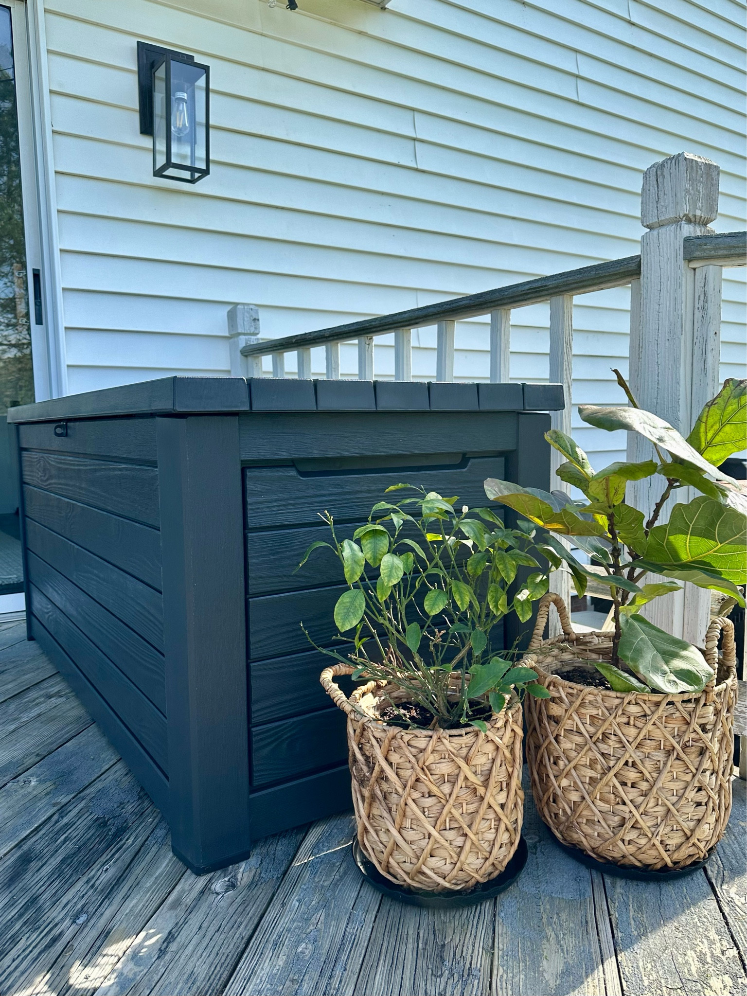 Affordable deck storage box (SALE under $100) 🔥🌿

#LTKSeasonal #LTKSaleAlert #LTKHome