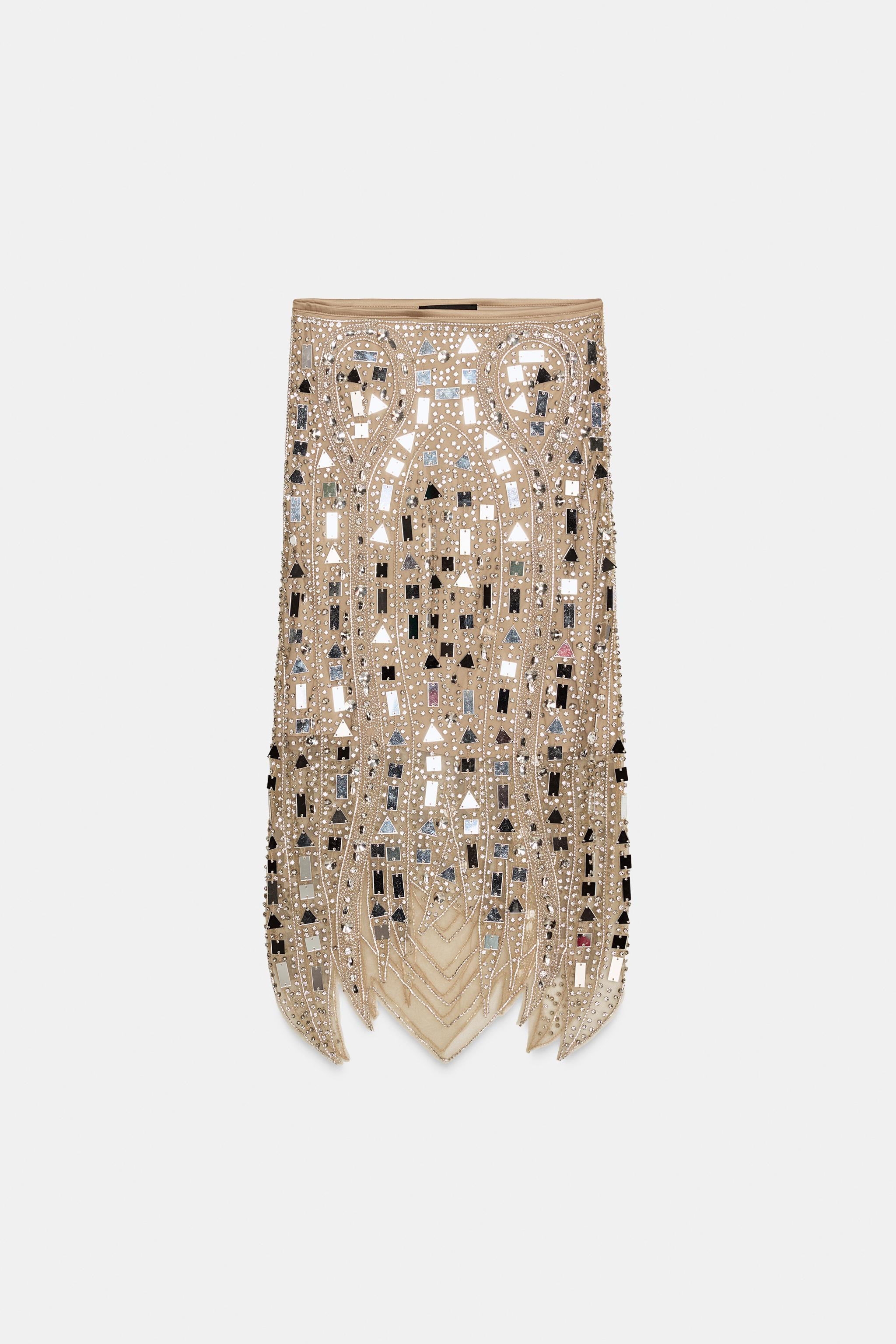 SEQUIN MIDI SKIRT | Zara US