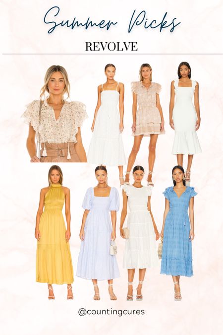 Time to elevate your summer wardrobe with these stylish dresses and a cute top!    

#summerstyle #outfitinspo #vacationoutfit #weddingguest

#LTKstyletip #LTKFind #LTKwedding