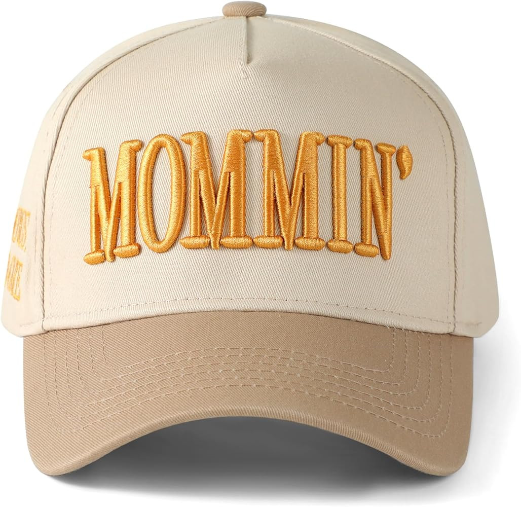Mommin Trucker Hat, Mothers Day Gifts for Mom Wife, Vintage Two Tone Ponytail Baseball Cap, Adjus... | Amazon (US)