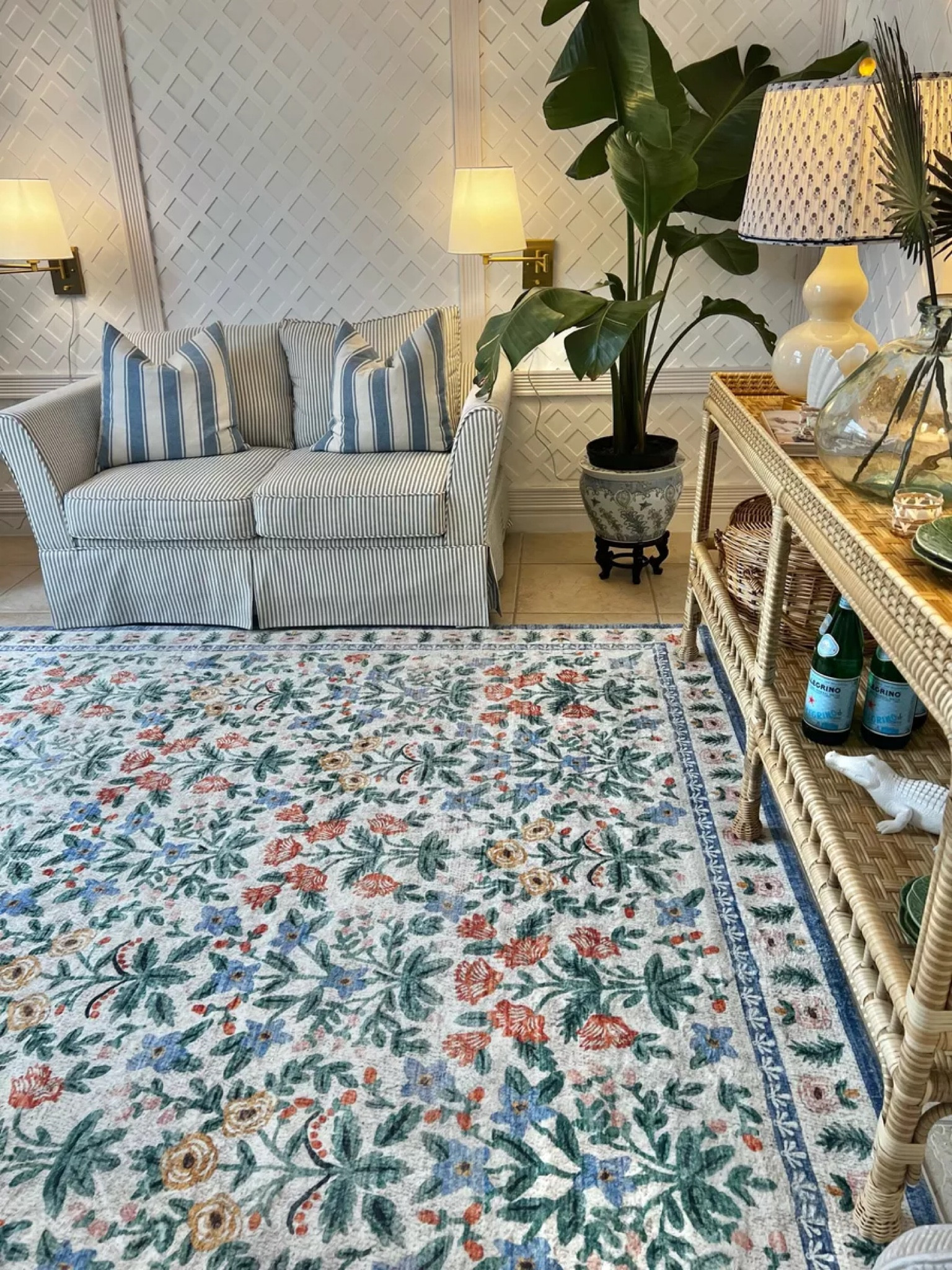 Rug, sale, Wayfair, Loloi, rifle paper co, Grandmillennial, Grandmillennial home, console, family room decor, sitting room, coastal home

#LTKhome #LTKfamily #LTKsalealert