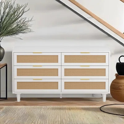 Ayanna 6 Drawer 51.18" Wide Dresser | Wayfair Professional