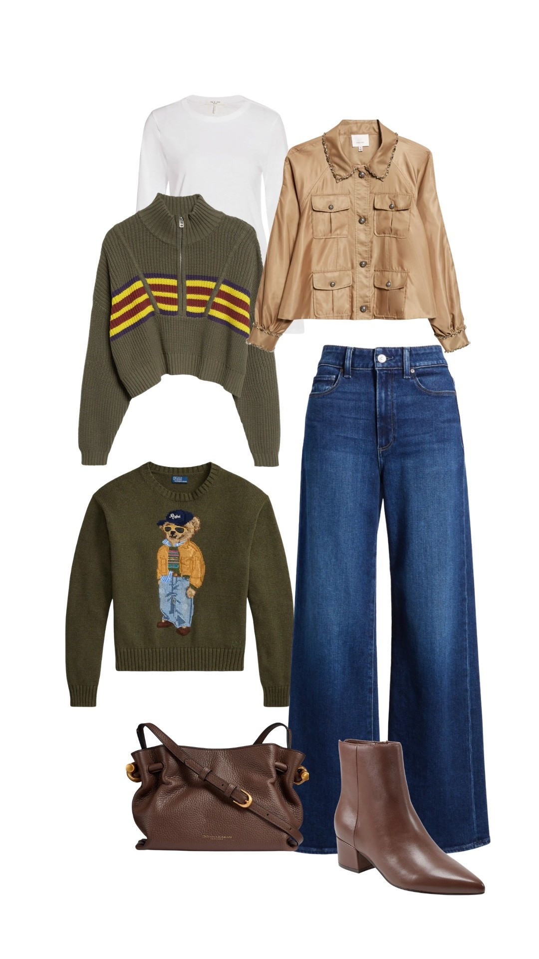 We have always loved olive green … basically all seasons… but wearing olive green in the fall!! The Best!!
Could not resist putting this little bear sweater on this collage!!

#LTKootd #LTKOver40 #LTKSeasonal