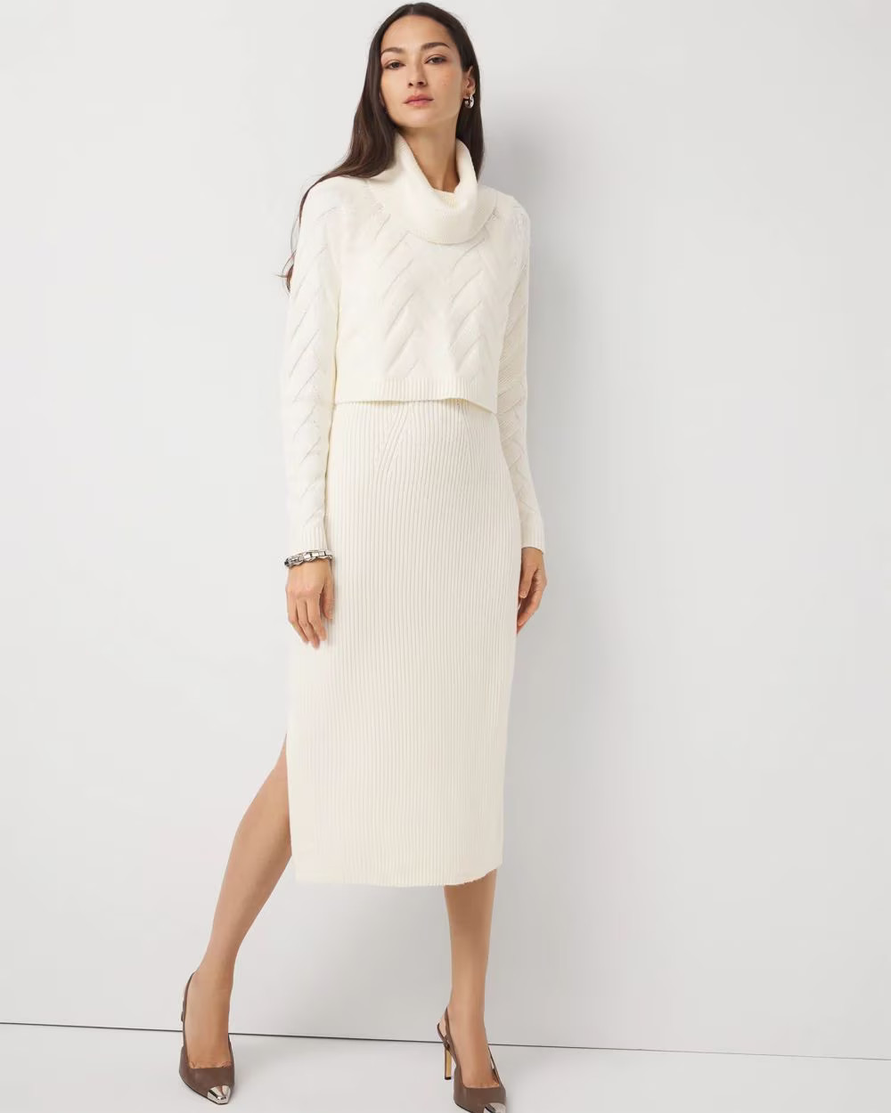 Convertible Sweater Dress40% Off as Marked + Extra 10% Off in Bag40% Off as Marked + Extra 10% Of... | White House Black Market