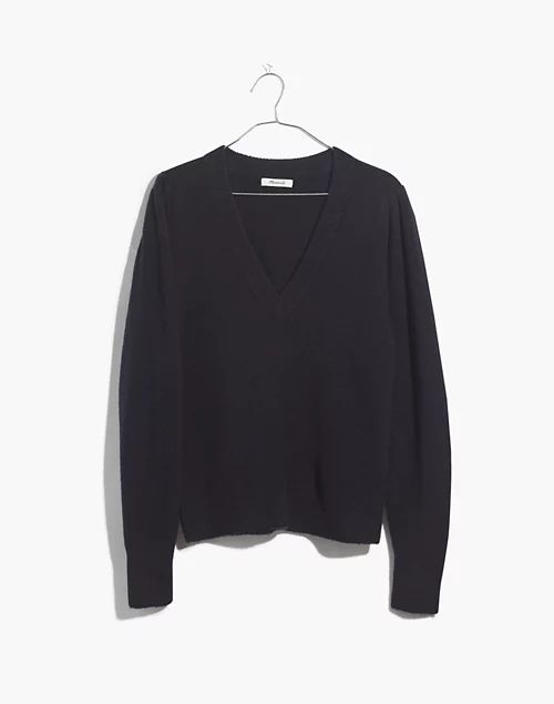 Westgate V-Neck Sweater in Coziest Yarn | Madewell