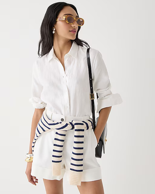 Slim-fit Baird McNutt Irish linen shirt | J. Crew US