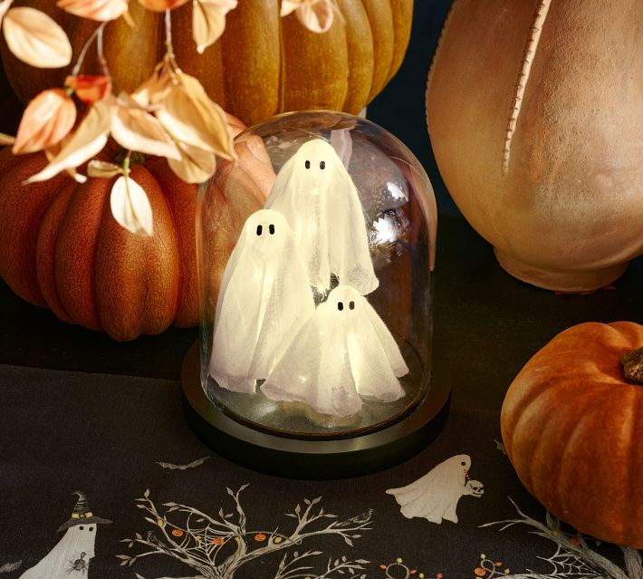 Lit Trio Ghost Cloche | Pottery Barn (US)