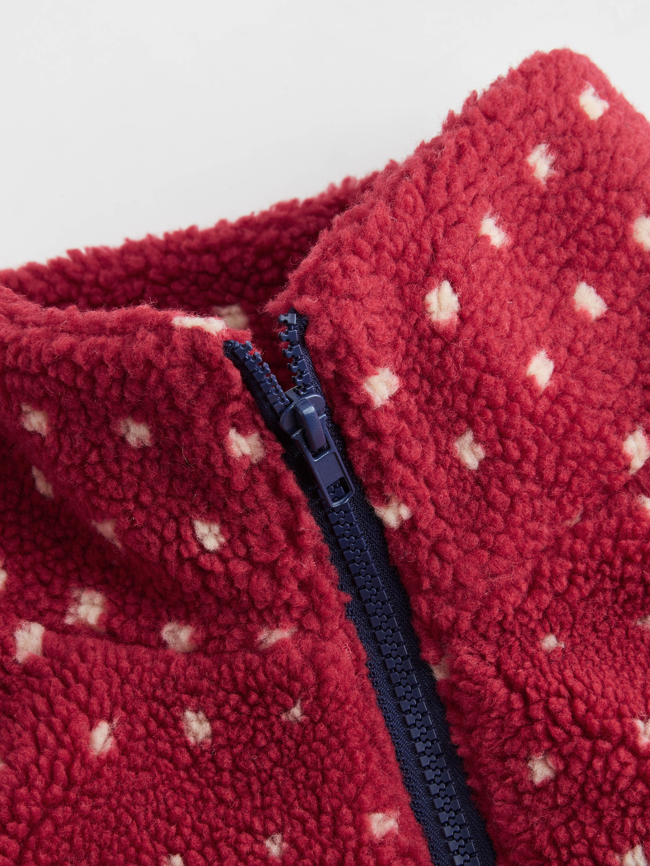 Countryside Core Fleece Fleece Collar Graphic Jacket For School | Cider