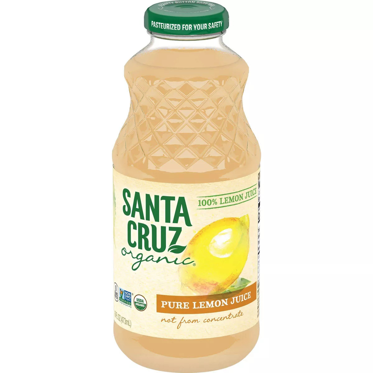 Santa Cruz Organic 100% Pure Lemon Juice - 16 fl oz Bottle | Target