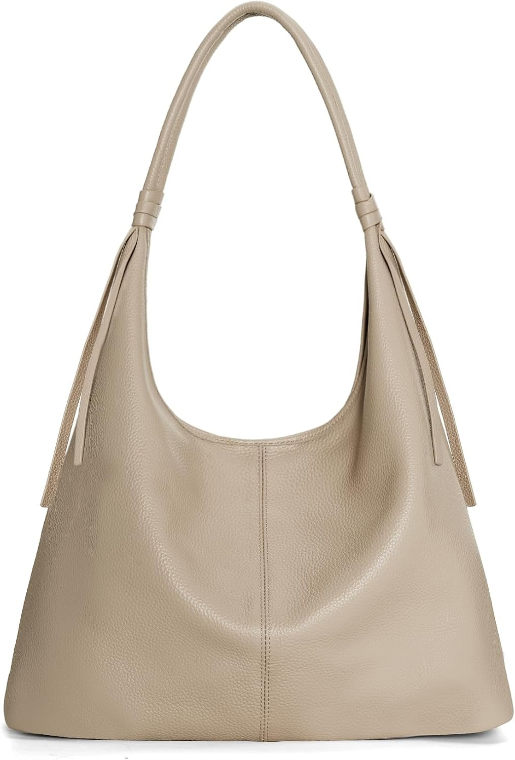 befen Genuine Leather Slouchy Hobo Purses for Women, Casual Hobo Bags | Amazon (US)