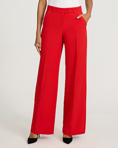 Editor Studio Stretch Twill Mid Rise Trouser | Express