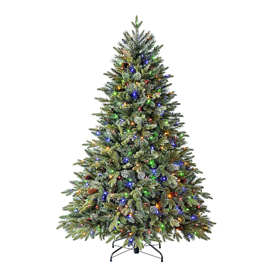 Holiday Living 6-ft Hayden pine Pre-lit Artificial Christmas Tree LED Lights | Lowe's