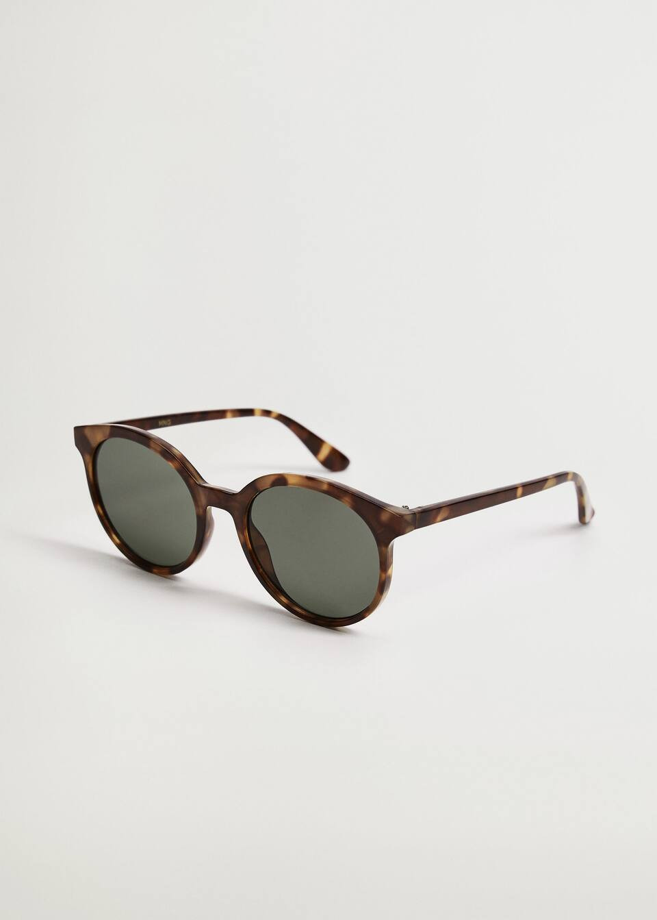 Tortoiseshell rounded sunglasses | MANGO (UK)
