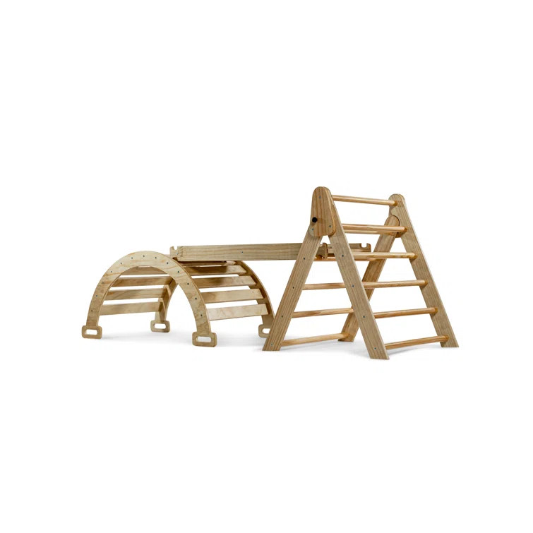 Avenlur Foldable Pikler Triangle Ladder Climber | Wayfair North America