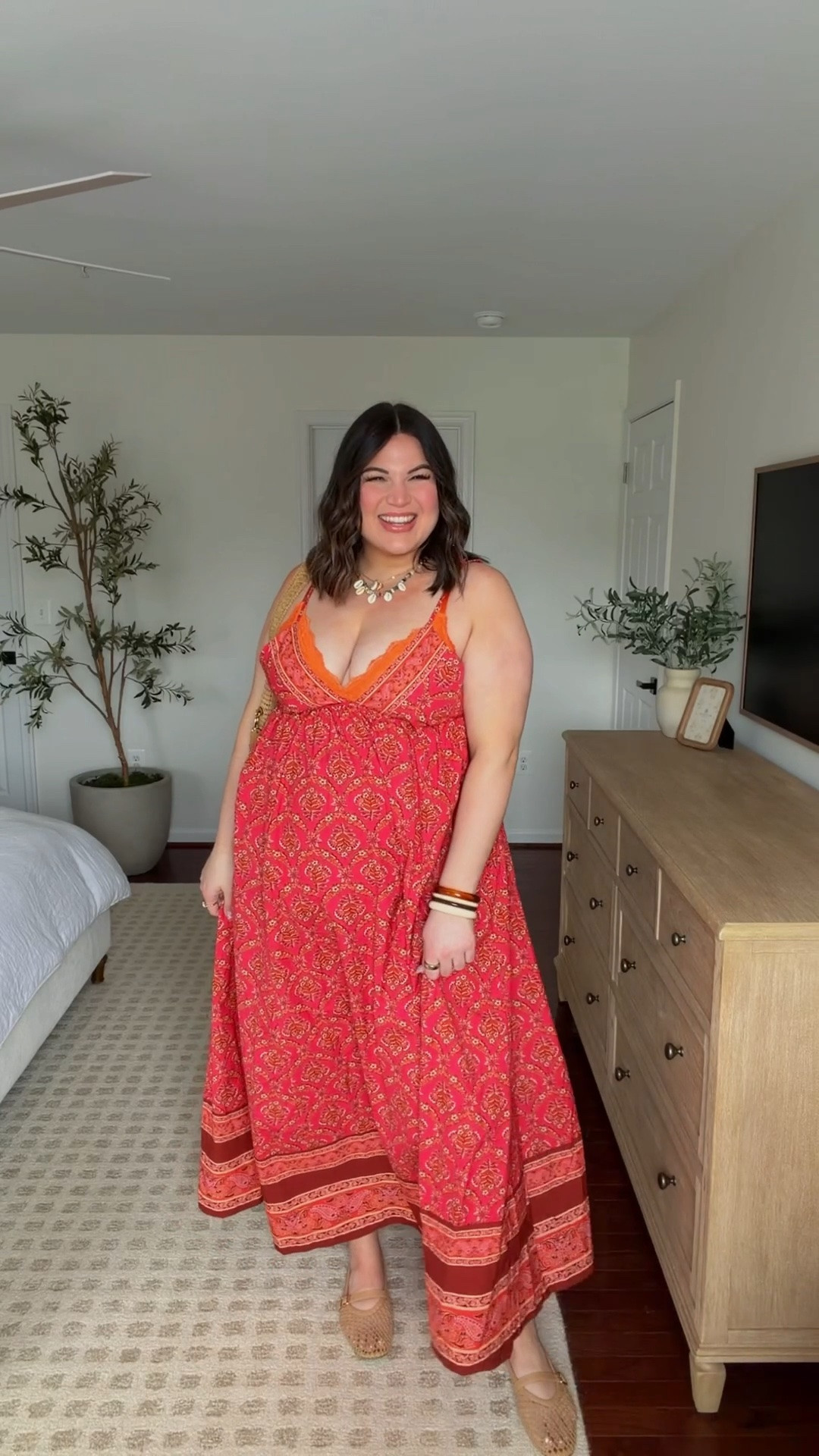 Midsize summer outfit idea! Currently in obx for the week + here is one of the looks I packed! I got this dress in my nuuly this month but it’s also currently on sale! 

Bralette - xl
Dress - large 
Flats - 9

#LTKgrwm #LTKMidsize #LTKTall