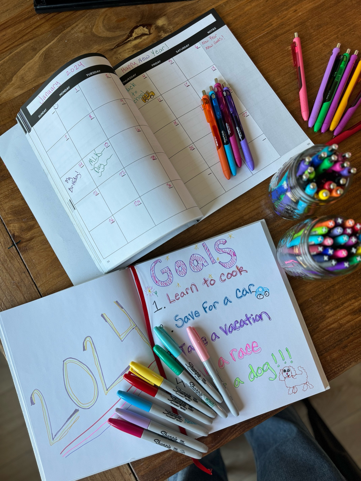 #ad🖊️ Ready to make your mark on the new year? 2024 is a blank canvas and I love to sketch out my goals as often as I can. Not just at the start of the year. Ask my kids, I always have a stash of colorful writing tools nearby and @Sharpie and @Paper_Mate are my favorite pens and permanent markers. You can look for these at @Target or add some to your pickup order to add some color to your new planner or vision board! Have you mapped out your goals yet? I’m still working on mine. Follow my shop @JenniferBorget on @Shop.LTK app 

#Target #TargetPartner #gifting #holiday #gifts @Target @paper_mate @sharpie

#LTKSeasonal #LTKfamily #LTKGiftGuide