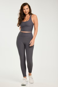 Croco Skin Seamless Leggings Dark Grey | Booty by Brabants