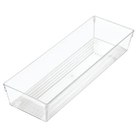 Mainstays Drawer Organizer for Bathroom, Office, or Vanity- 4" x 12" x 2", Clear | Walmart (US)