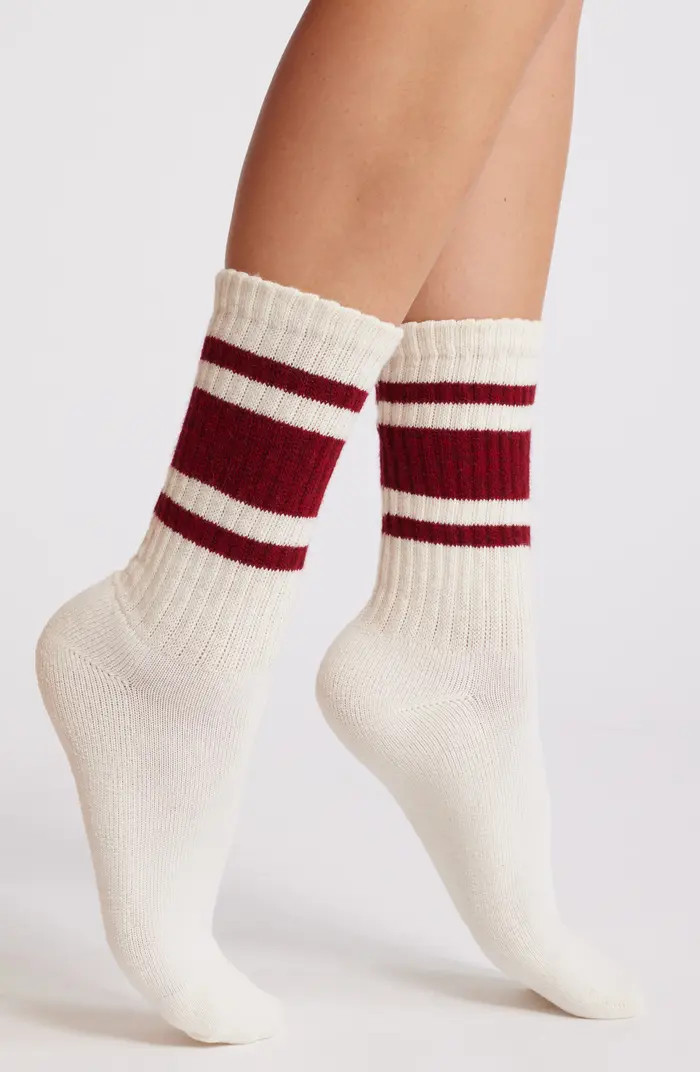 American Trench Mono Stripe Cotton Blend Crew Socks | Nordstrom | Nordstrom