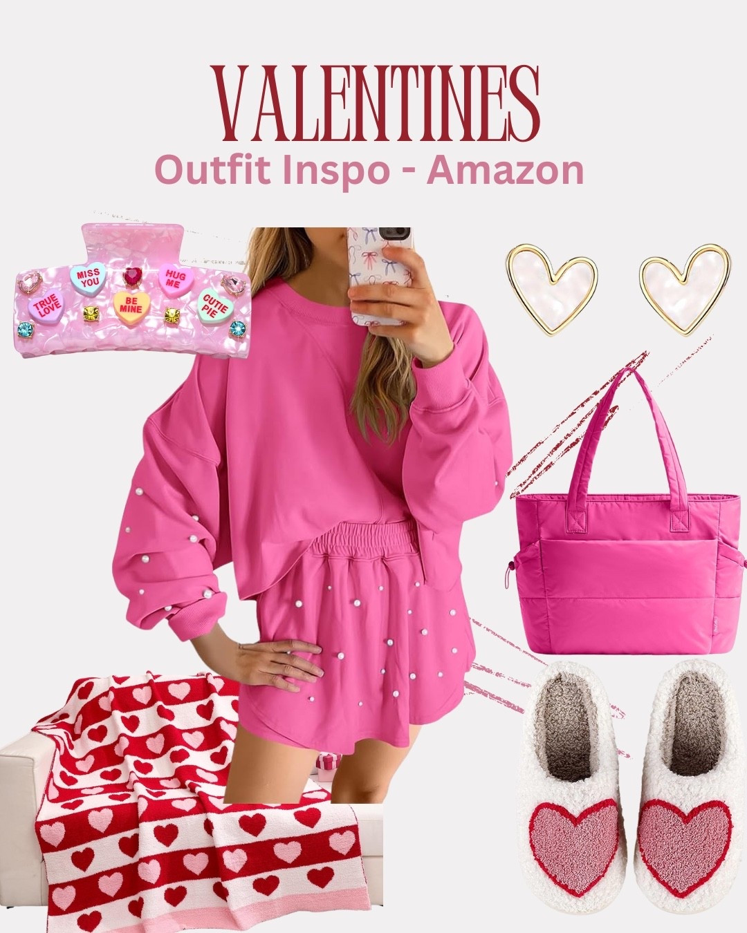 Amazon Valentines outfit - Amazon style - Galentines outfit idea - comfy valentines outfit - comfy galentines outfit from Amazon - mid 30s style 

#LTKPetite #LTKValentine #LTKootd