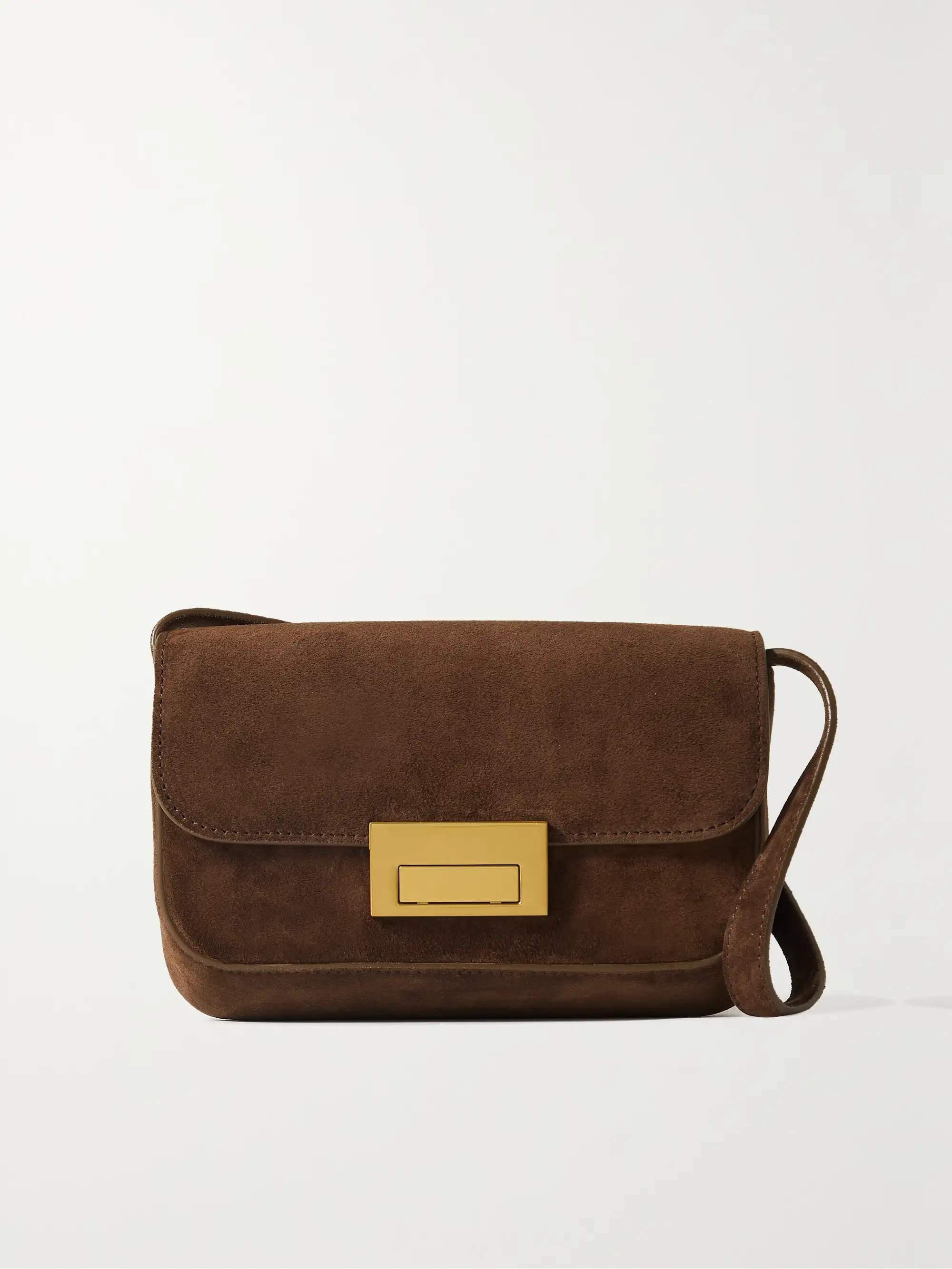 + NET SUSTAIN Stefania suede shoulder bag | NET-A-PORTER (US)