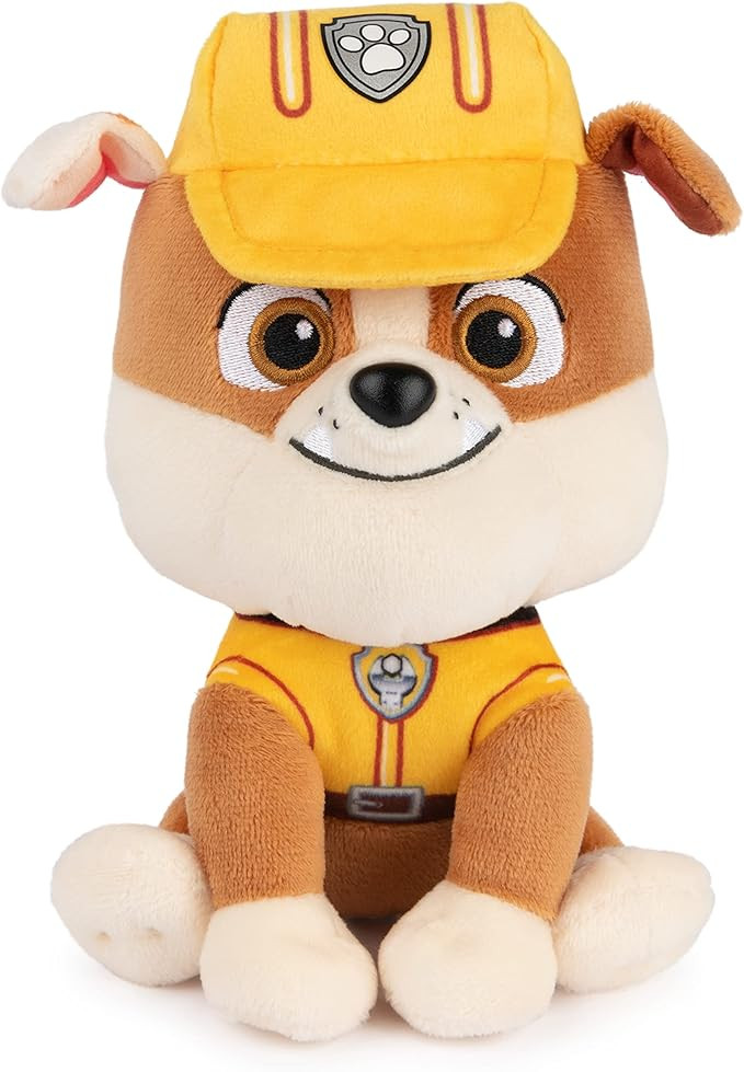 GUND Official PAW Patrol Rubble in Signature Construction Uniform Plush Toy, Stuffed Animal for A... | Amazon (US)