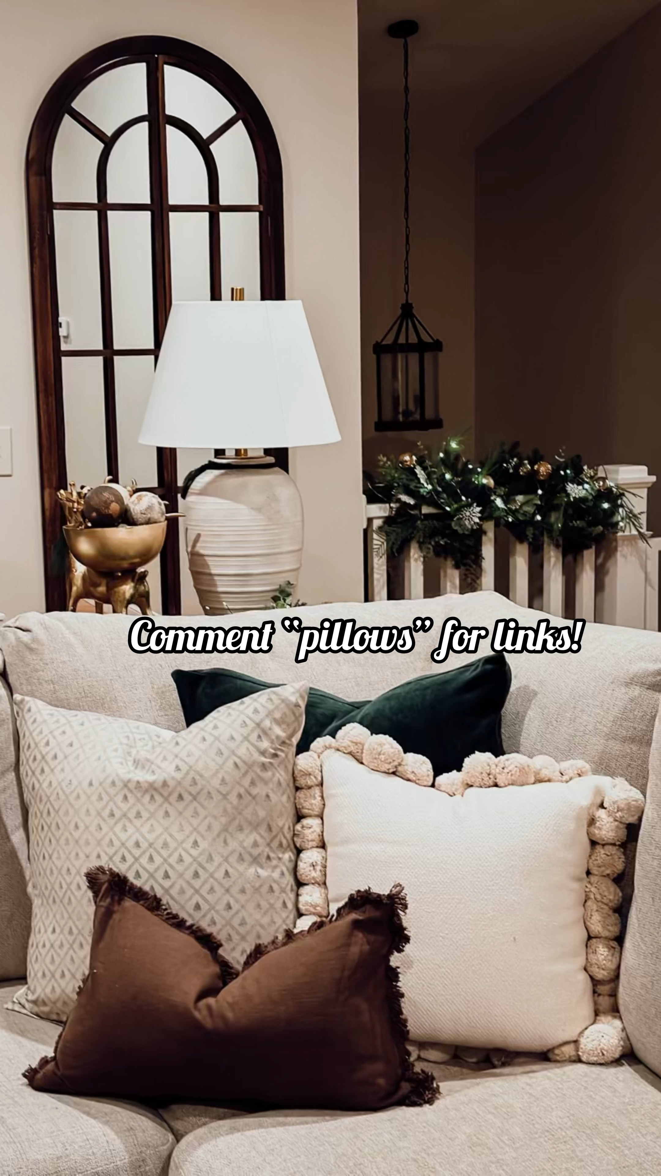 Holiday pillow hacks ! 

Woven nook code : JAMISANTOR15 

#LTKHoliday #LTKWatchNow #LTKSeasonal