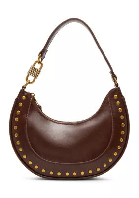 Steve Madden Studded Crescent Glazed Shoulder Bag | Belk