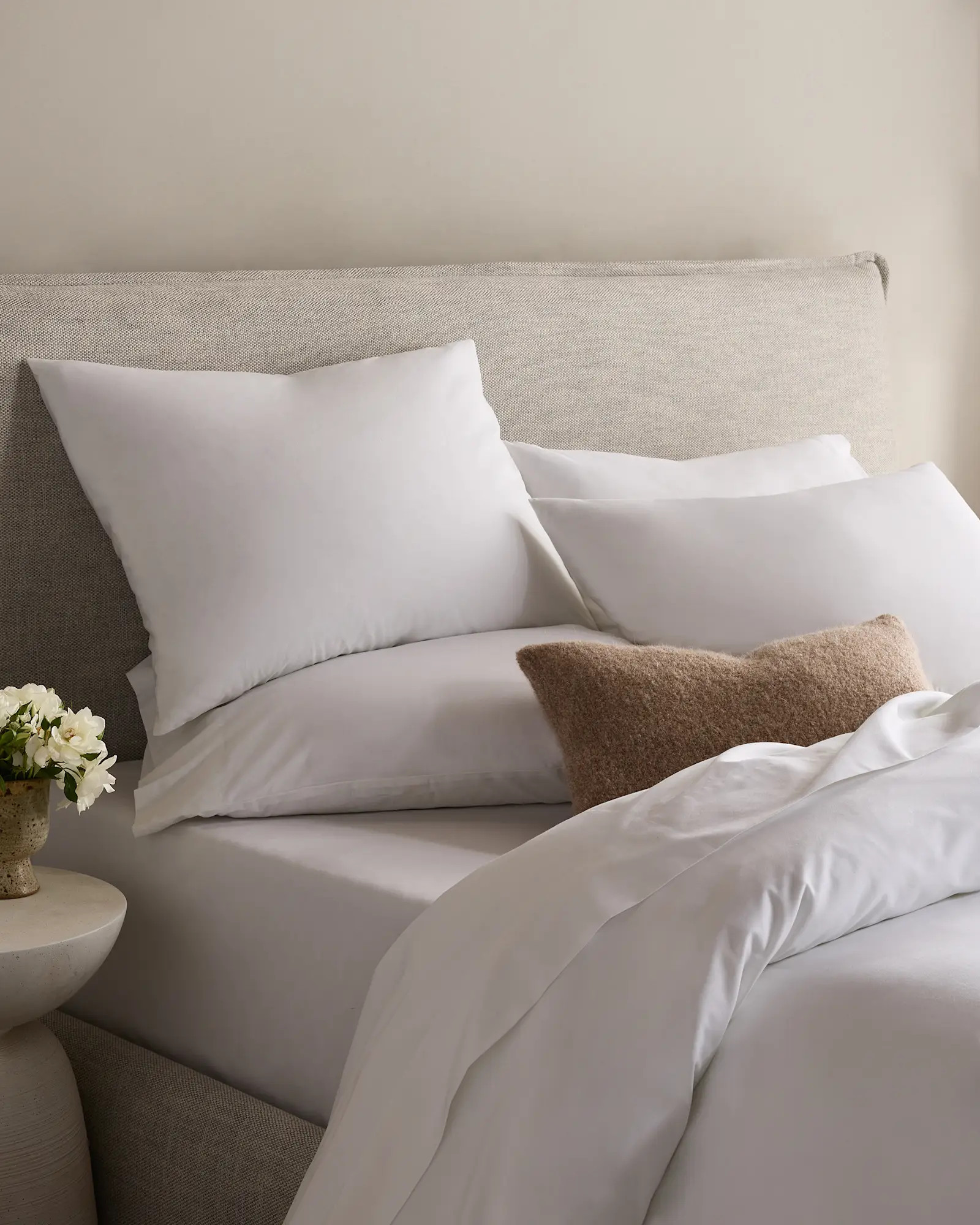 Organic Crisp Percale Duvet Cover Set | Quince