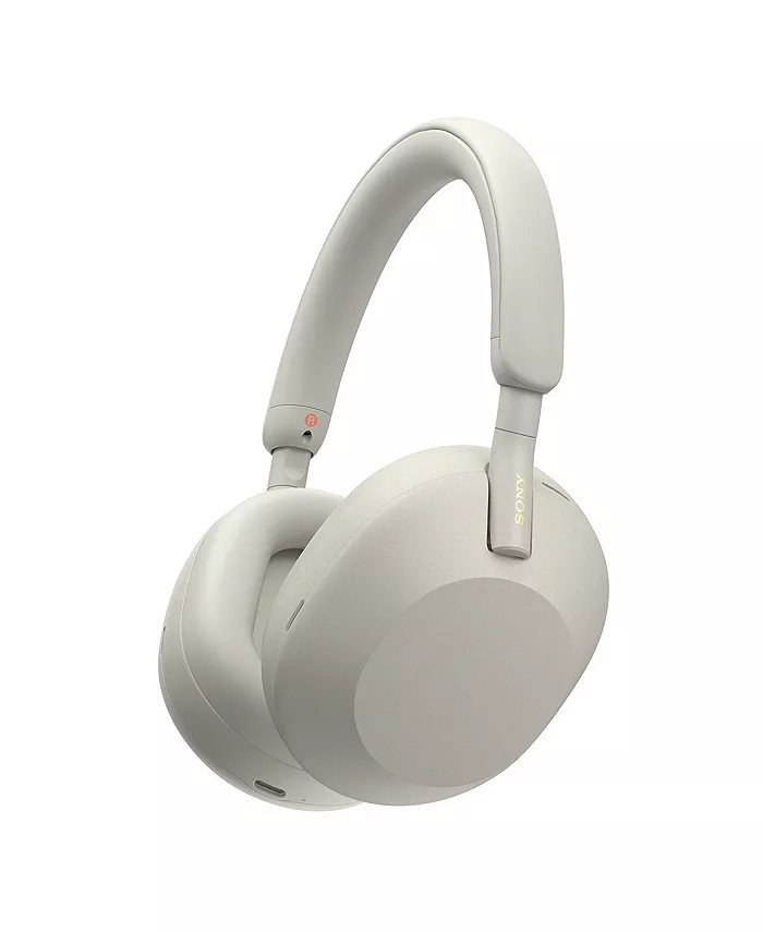 WH-1000XM5 Wireless Over-Ear Noise Canceling Headphones (Silver) | Macy's