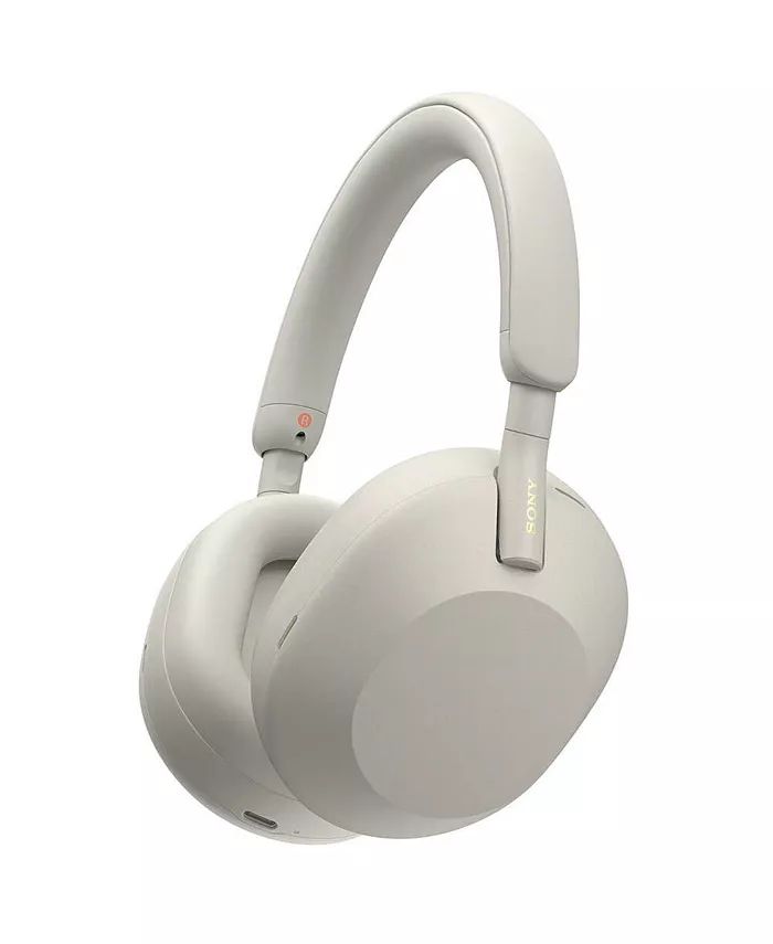 WH-1000XM5 Wireless Over-Ear Noise Canceling Headphones (Silver) | Macy's