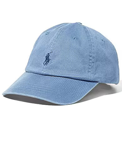 Polo Ralph Lauren Classic Cotton Chino Sports Cap - Carson Blue | Dillard's